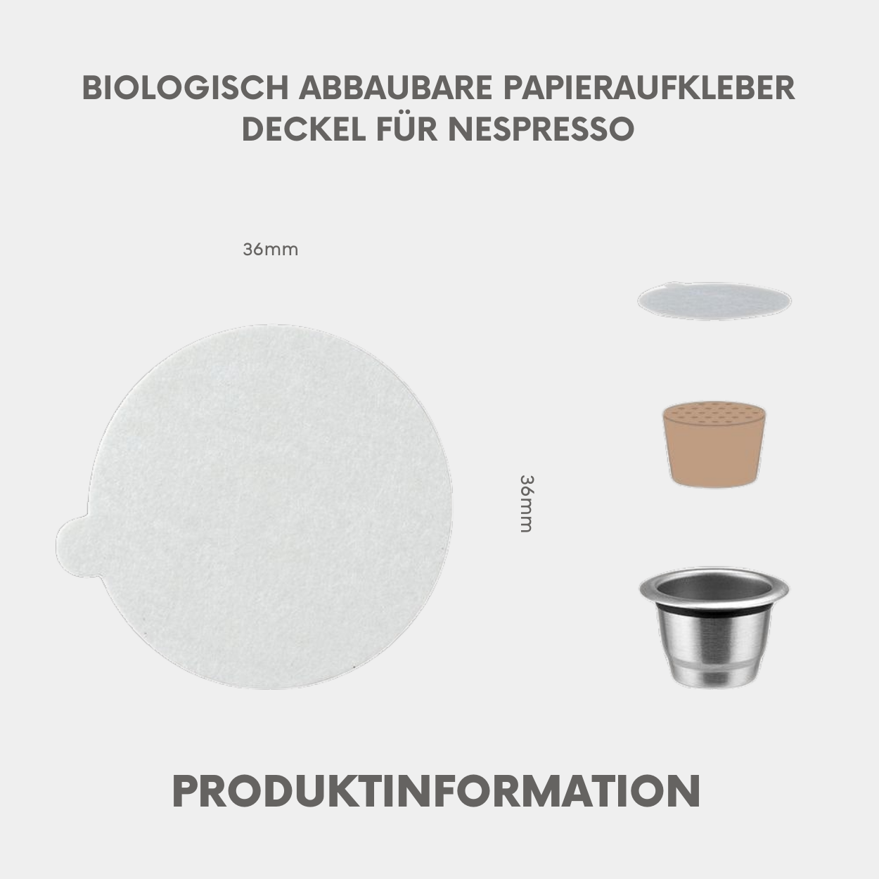 Pack: Kapseln + Deckeln