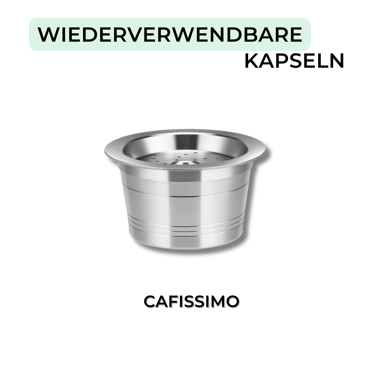 Wiederverwendbare Kaffeekapsel
