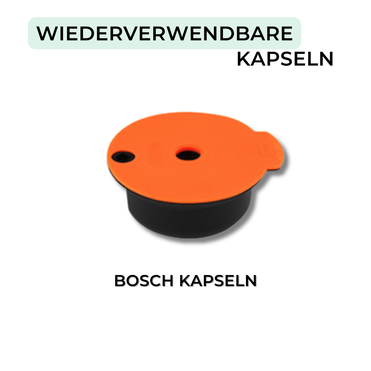 Wiederverwendbare Kaffeekapsel
