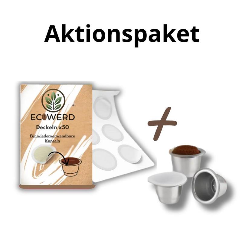 Pack: Kapseln + Deckeln