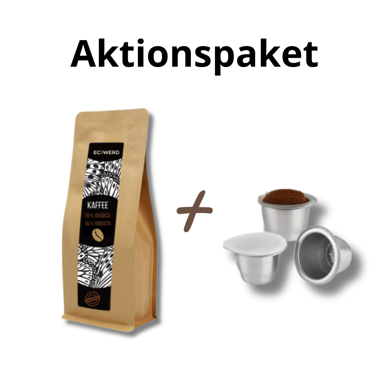 Pack: Kaffee + kapseln